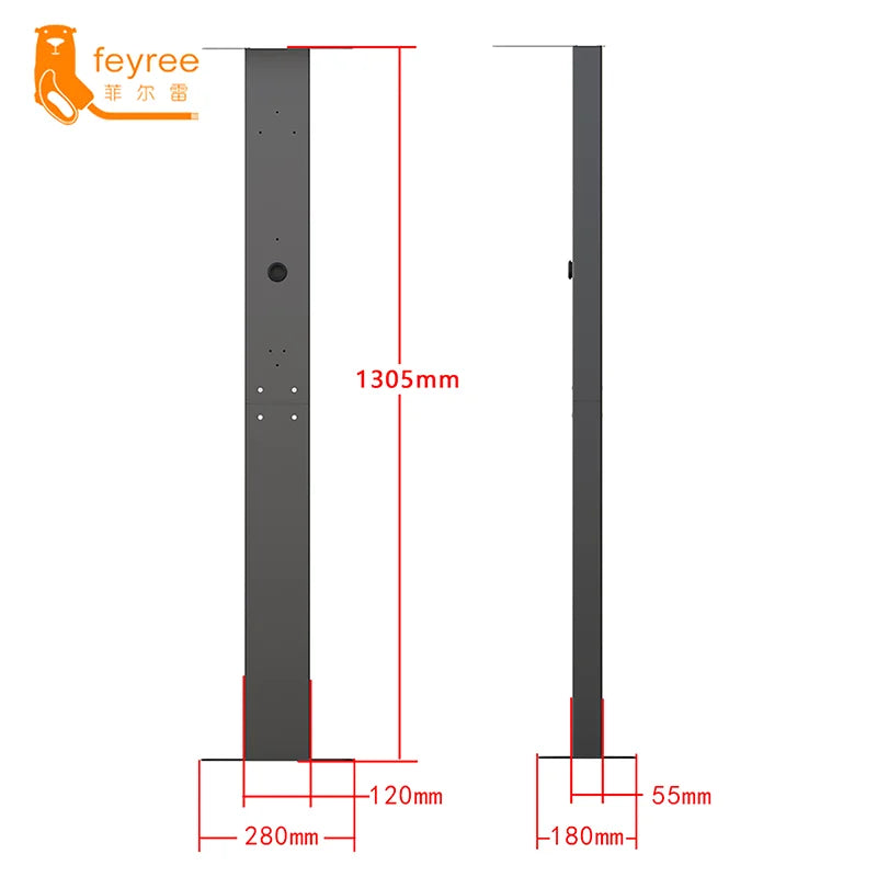 feyree Electric Vehicle Charging Station Pile Post Upright Post Wall Mounted for Wallbox Type1 Type2 Charger by 54 Energy - Renewable Energy Store