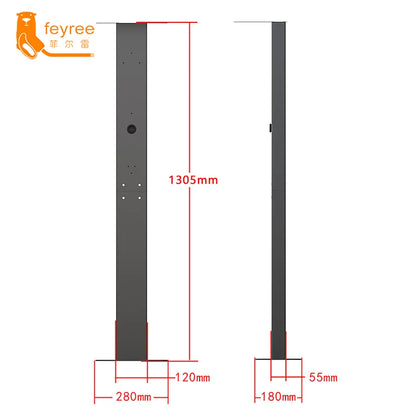 feyree Electric Vehicle Charging Station Pile Post Upright Post Wall Mounted for Wallbox Type1 Type2 Charger by 54 Energy - Renewable Energy Store