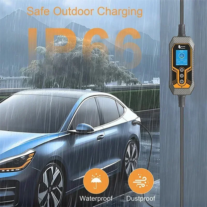 feyree Portable EV Charger Type2 32A 7KW with AU Plug Power Supply Side Smart WiFi APP Adjust Current Timing Charging for EV Car by 54 Energy - Renewable Energy Store