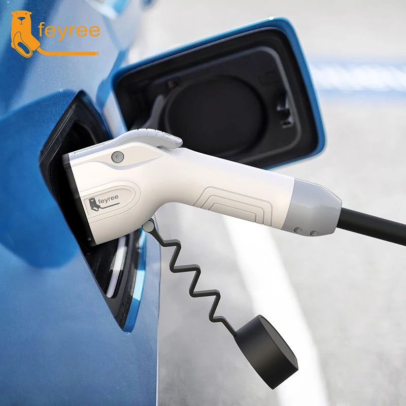 feyree V2L Cable Discharge Plug EV Charger GBT Socket 16A Charging Cable 5m with EU Adapter Outdoor Power Station Electric Car by 54 Energy - Renewable Energy Store