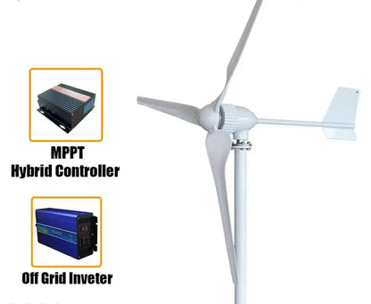 Wind Turbine Generator 3000-5000W Magnetic MPPT Inverter