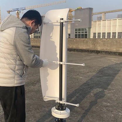 Wind Turbine Generator Vertical 1000W 12/24/48V With MPPT Controller Low Noise - 54 Energy - Renewable Energy Store