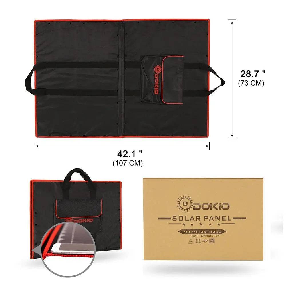 Solar Panel 100W (50Wx2pcs) Flexible Mono Travel RV High Quality - 54 Energy - Renewable Energy Store