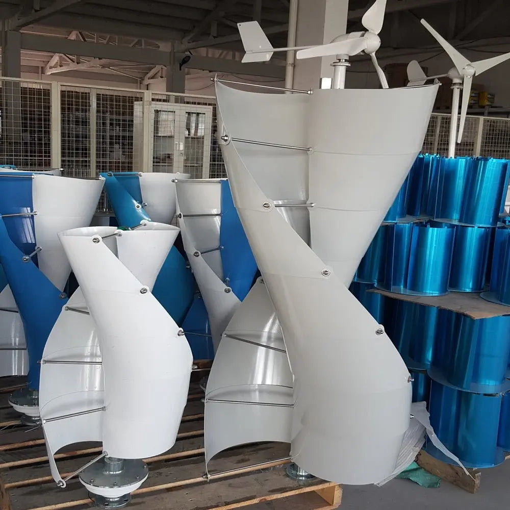 2000W 3000W Wind Tubine Generator Vertical Turbine Alternative Free Energy Windmill 12V 24V 48V MPPT Hybrid Controller Home Use - 54 Energy - Renewable Energy Store