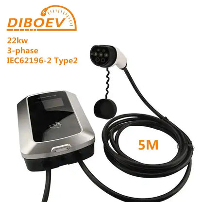 Type2 IEC62196-2 32A 22KW EV Charger Charging Station EVSE with RFID Cards WiFi Monitoring App Remote Control Wallbox - 54 Energy - Renewable Energy Store