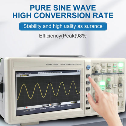 3000VA/2400W Hybrid Inverter Pure Sine wave with AC Charger Solar Charger Controller PWM PV input DC 24V to AC 120V - 54 Energy - Renewable Energy Store