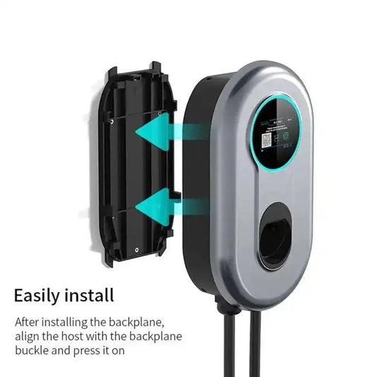 32A EV Charging Station 22KW 3 Phase EVSE Wallbox IEC62196 Type2 Electric Vehicle Car Charger with RFID Card APP EV Home Charger - 54 Energy - Renewable Energy Store