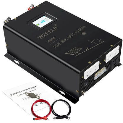 3500W Split phase Pure Sine Wave Inverter Battery 24V/36V/48V/72V/96V DC to 110/220V,120/240V AC Converter Solar Power Generator - 54 Energy - Renewable Energy Store