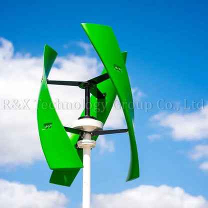 Wind Generator Power Turbine Vertical 400w Charge Controller 12v/24v 3 Blades - 54 Energy - Renewable Energy Store