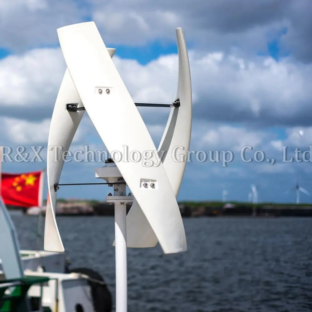 Wind Generator Power Turbine Vertical 400w Charge Controller 12v/24v 3 Blades - 54 Energy - Renewable Energy Store