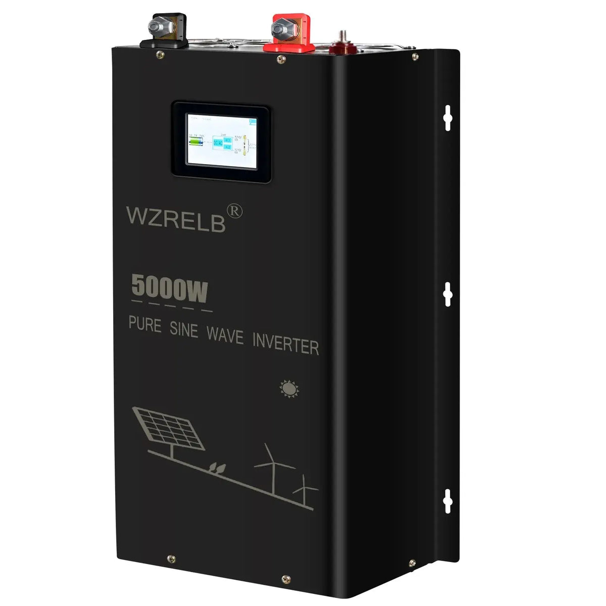 5000W Split phase Pure Sine Wave Inverter 24V/36V/48V/72V/96V DC to 110/220V,120/240V AC Converter Solar Power Battery Generator - 54 Energy - Renewable Energy Store