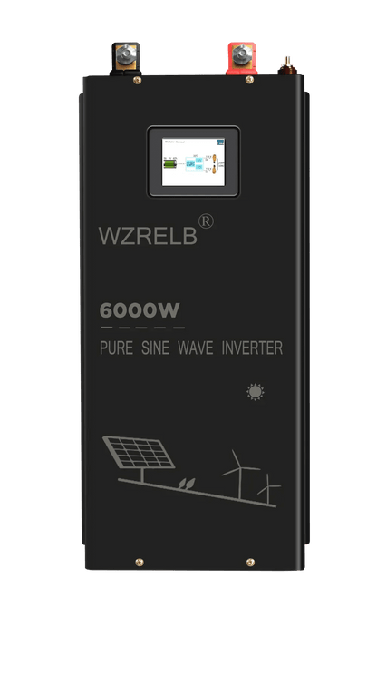 6000W Split-phase Pure Sine Wave Inverter Battery 24V/36V/48V/60V/96V DC to 110/220V,120/240V AC Converter Solar Power Generator - 54 Energy - Renewable Energy Store