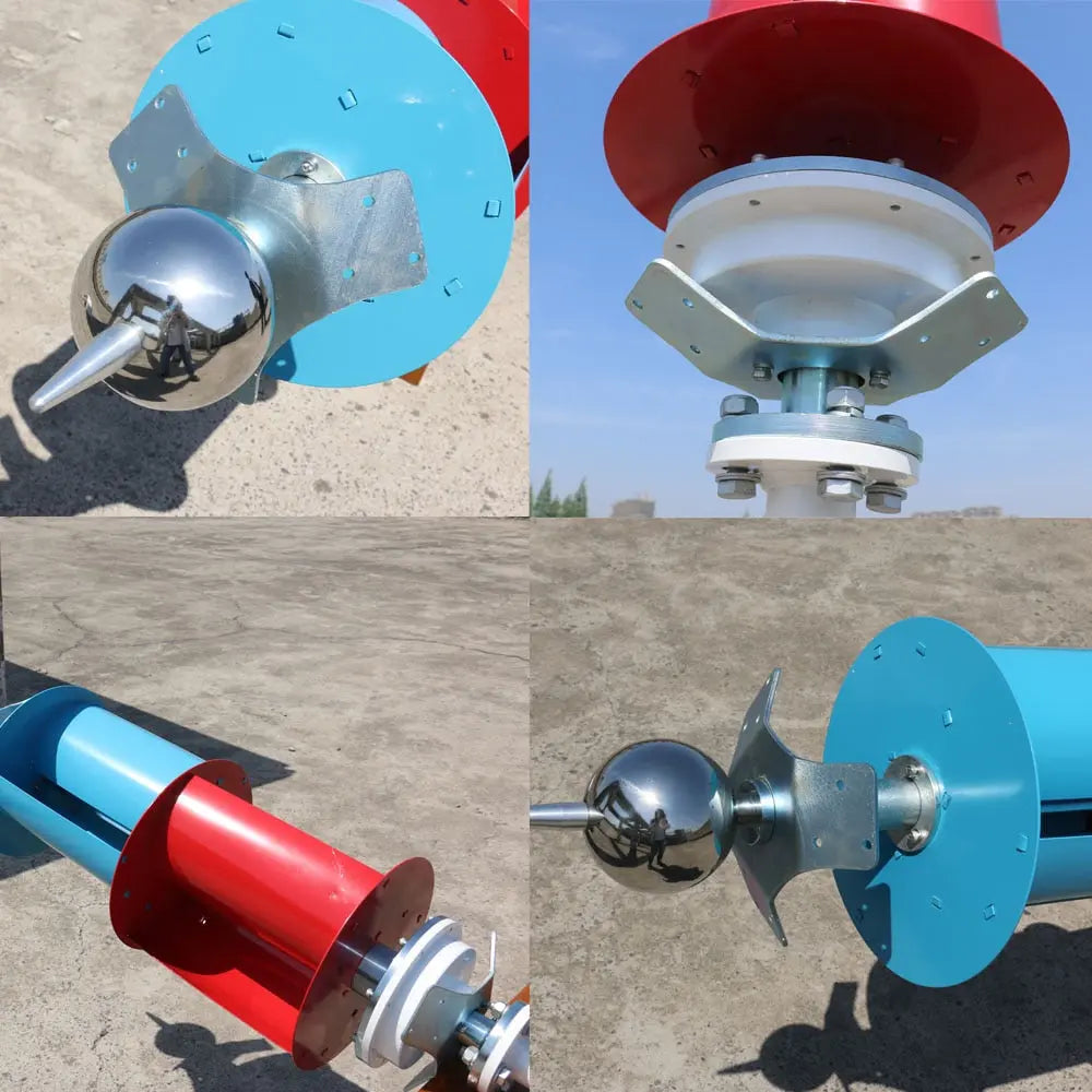 800W 1000W Vertical Axis Wind Turbine Generator 12V 24V Windmill 220v AC Output Household Kit With Controller - 54 Energy - Renewable Energy Store