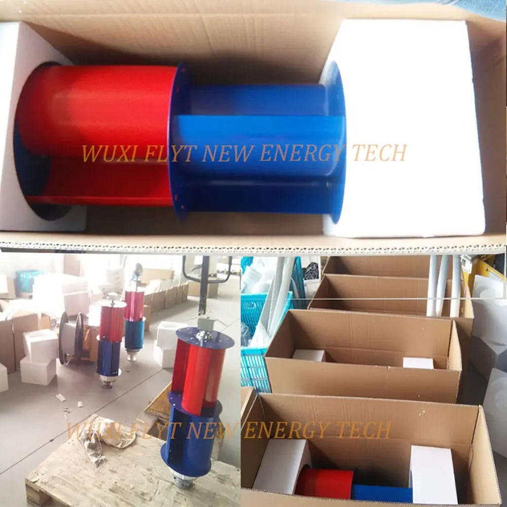 800W 1000W Vertical Axis Wind Turbine Generator 12V 24V Windmill 220v AC Output Household Kit With Controller - 54 Energy - Renewable Energy Store