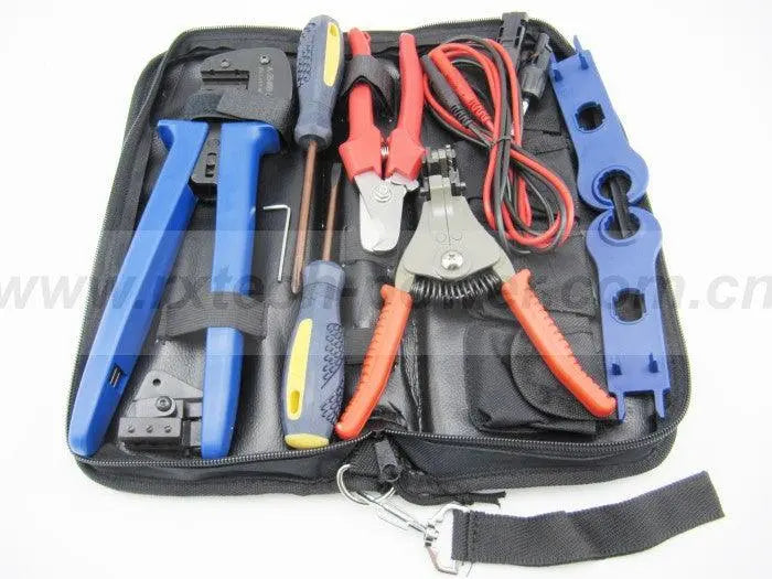 Crimping Tool for 2.5/4/6mm2 Solar Cable Solar Connector Crimping Tool Kits Crimping/Cutting/Stripping Tools with Cable R&amp;X - 54 Energy - Renewable Energy Store