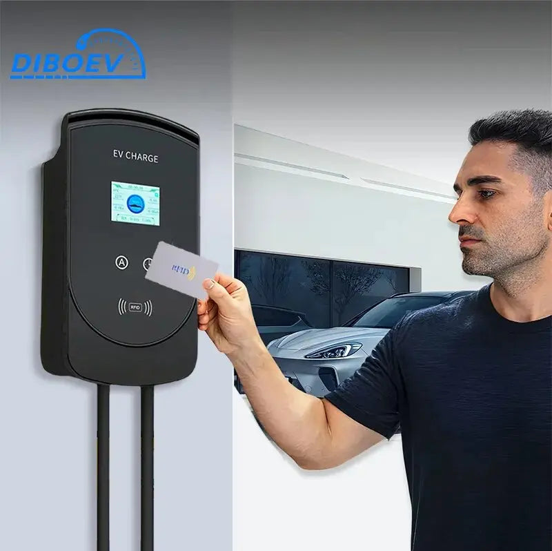 EV Charger 32A 7.6KW Electric Vehicle Car Charger EVSE Wallbox 3Phase 22KW 11KW Type2 Cable IEC62196-2 Socket APP Control - 54 Energy - Renewable Energy Store
