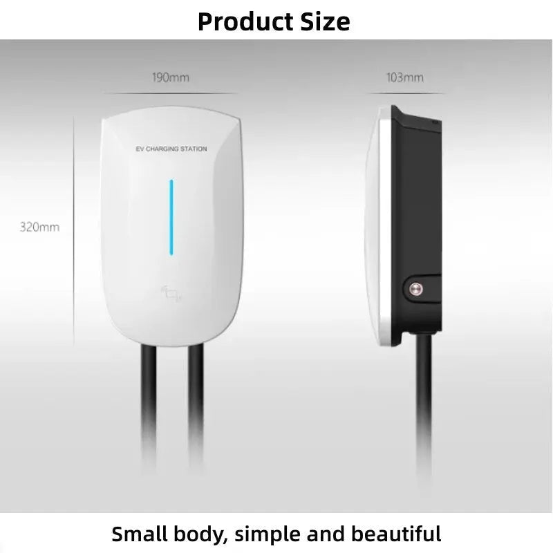 EV Charger Type2 22KW 3Phase Current Adjustable EVSE Wallbox WIFI APP BT Version for Electric Vehicle Car Charging Station - 54 Energy - Renewable Energy Store