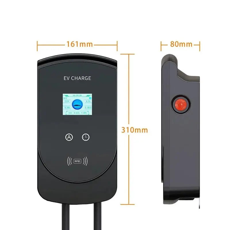 EVSE Wallbox J1772 Adapter Type1 Cable 32A 7.6KW EV Charger Wallmount Charging Station APP Control for Electric Car - 54 Energy - Renewable Energy Store