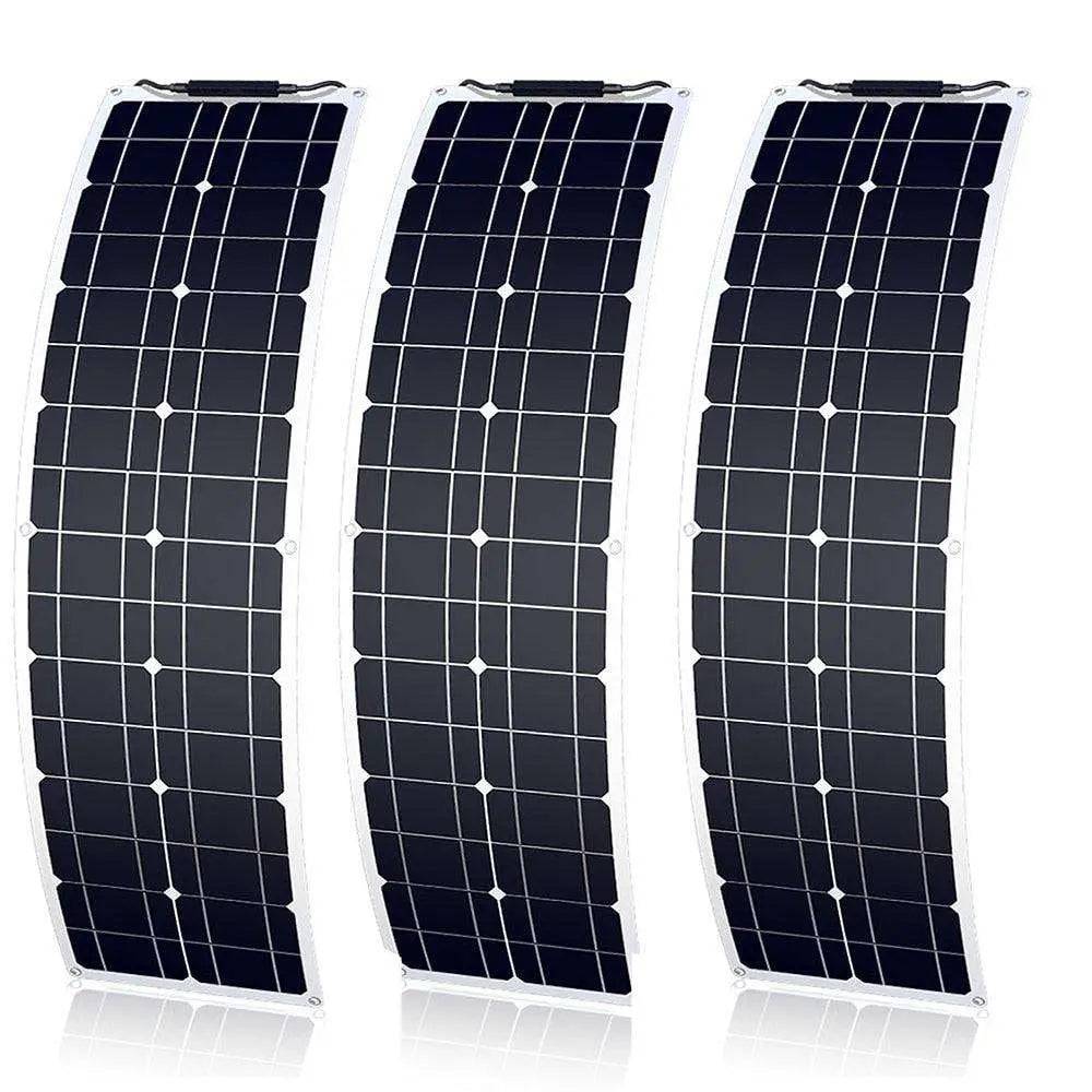 Solar Panel  50 Watt Flexible150/200 W Waterproof Narrow 12/24v Monocrystalline - 54 Energy - Renewable Energy Store