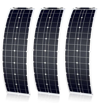 Solar Panel  50 Watt Flexible150/200 W Waterproof Narrow 12/24v Monocrystalline - 54 Energy - Renewable Energy Store
