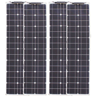Solar Panel  50 Watt Flexible150/200 W Waterproof Narrow 12/24v Monocrystalline - 54 Energy - Renewable Energy Store