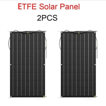 Solar Panel 200w 100w ETFE PET 100W Flexible Solar Panel For 12V Battery Charger Monocrystalline Cell - 54 Energy - Renewable Energy Store