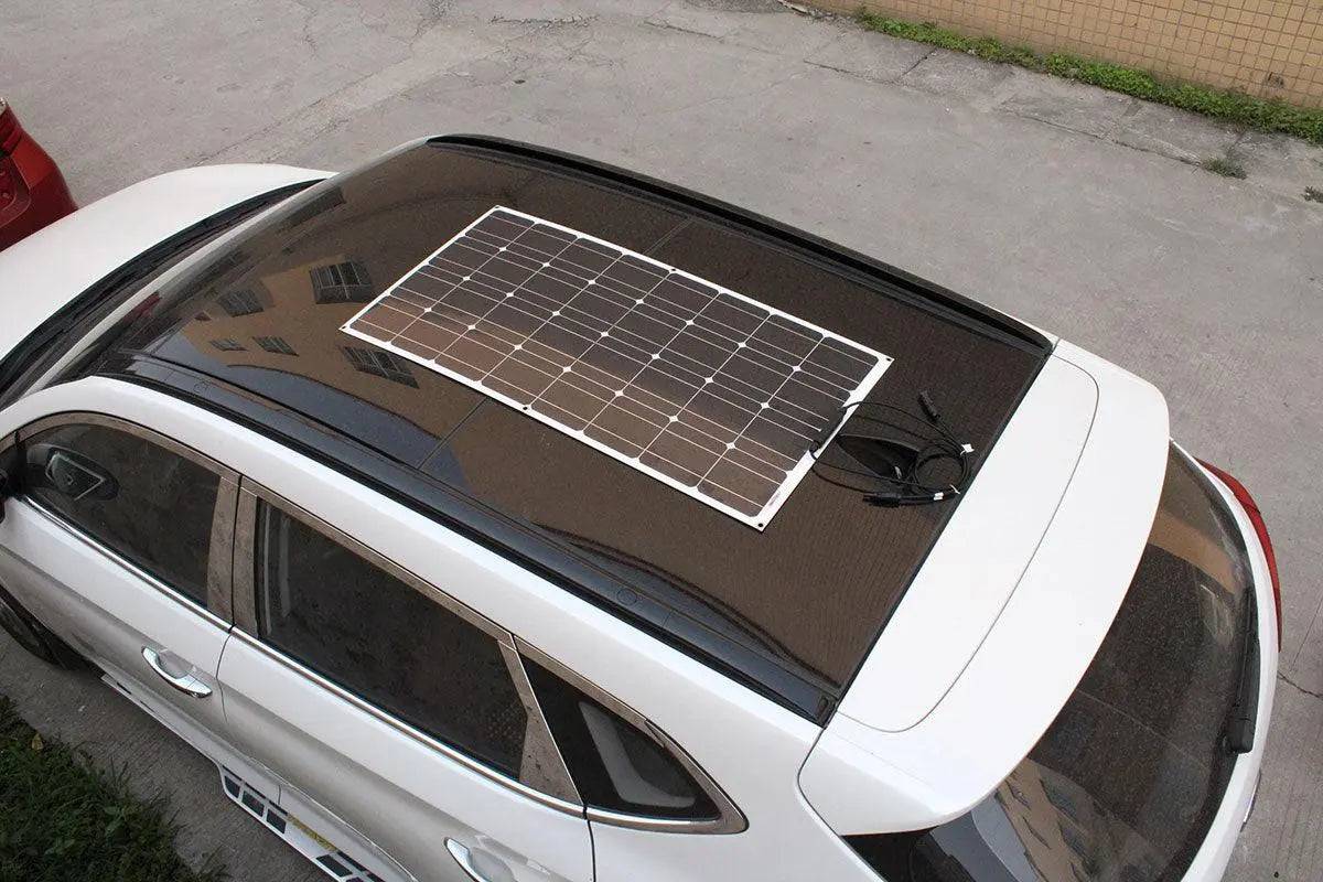 Solar Panel flexible 12/24 V 100 W monocrystalline  battery charger - 54 Energy - Renewable Energy Store