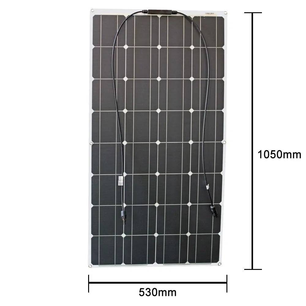 Solar Panels Flexible 100/200/300W solar controller 12V  battery charger - 54 Energy - Renewable Energy Store