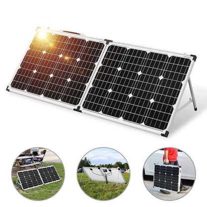 Solar Panel 100W (2Pcs x 50W) USB Controller Solar Battery Cell/Module/System Charger - 54 Energy - Renewable Energy Store