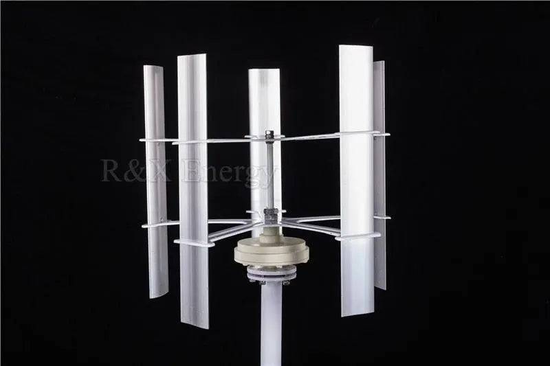 Mini Vertical Axis Wind Turbine Generator 10W 12VDC Windmill Generator Max 15w 5 Blades High Quality for Household Street - 54 Energy - Renewable Energy Store