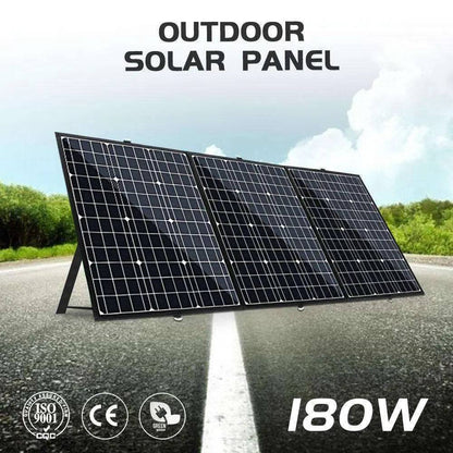 Solar Panel 120W 180W 300W (3PCS x 60W ) Foldable 18V 20A 12V/24V Controller Panel Solar Easy Carry Cell/System Charger - 54 Energy - Renewable Energy Store