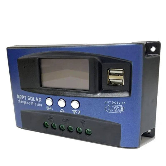 Solar  Charge Controller 100/60/50/40/30A Dual USB LCD Display 12/24V - 54 Energy - Renewable Energy Store