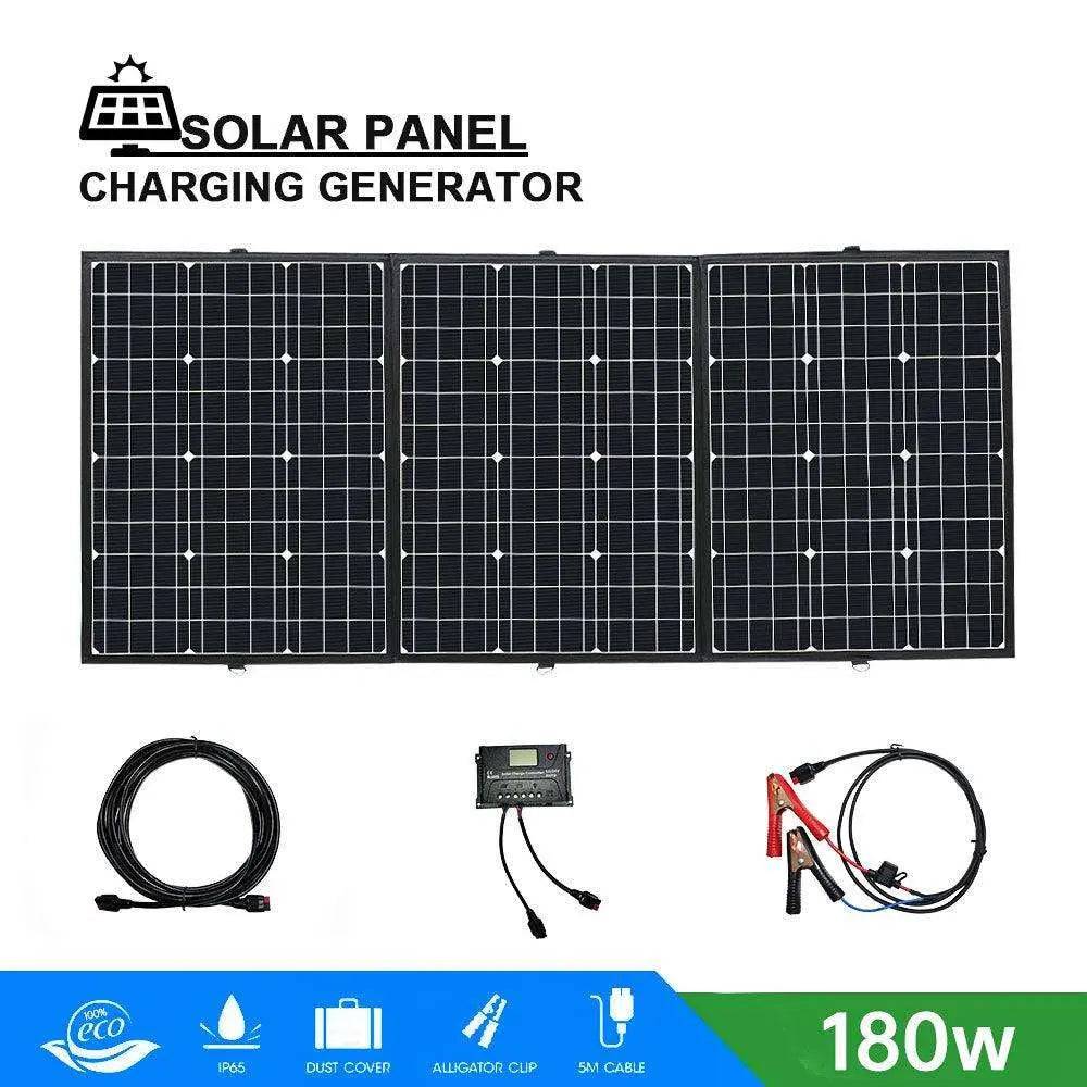 Solar Panel 120W 180W 300W (3PCS x 60W ) Foldable 18V 20A 12V/24V Controller Panel Solar Easy Carry Cell/System Charger - 54 Energy - Renewable Energy Store