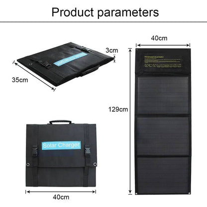 Solar Charger Panel Waterproof Foldable 18V 60W Solar Power Bank for 12V / 5V - 54 Energy - Renewable Energy Store