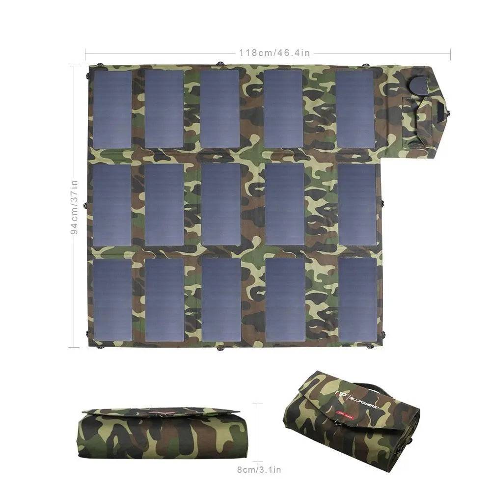 Portable Solar Charger ALLPOWERS 100W Foldable Solar Panel - 54 Energy - Renewable Energy Store