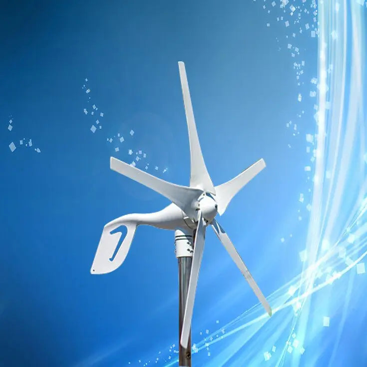 High Efficiency 800W Wind Turbine Generator with 3/5 Blades Wind Mill 12V/24V Include MPPT Charge Controller - 54 Energy - Renewable Energy Store