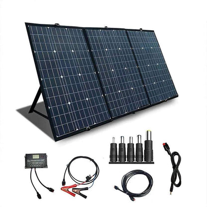 Solar Panel 120W 180W Portable Outdoor Foldable 12V Flexible Camping Boat RV Travel Home Car Powered Charger Placa kits - 54 Energy - Renewable Energy Store