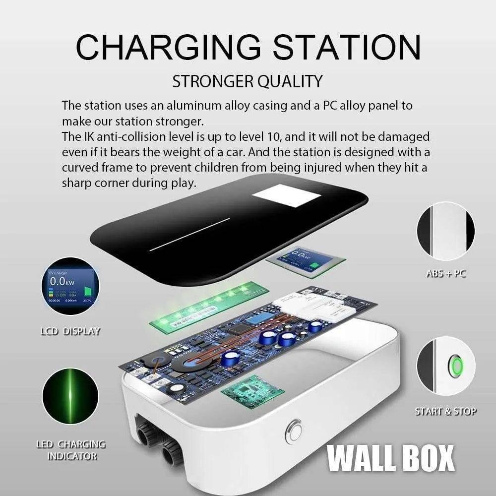 EV Charger (Eletric Car Charger) EVSE Wallbox Charging Station with Cable for Audi / Mercedes-Benz/ Smart Car - 54 Energy - Renewable Energy Store