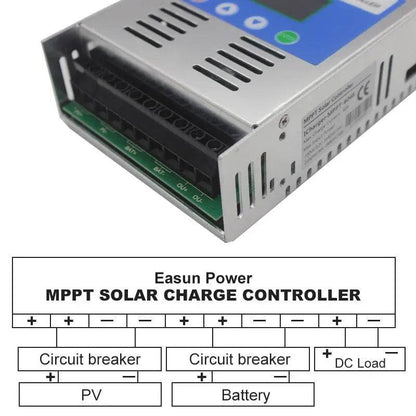Solar Charger Controller MPPT 60A and solar panel solar charge regulator 12V 24V 36V 48V Battery PV Input 190VOC - 54 Energy - Renewable Energy Store