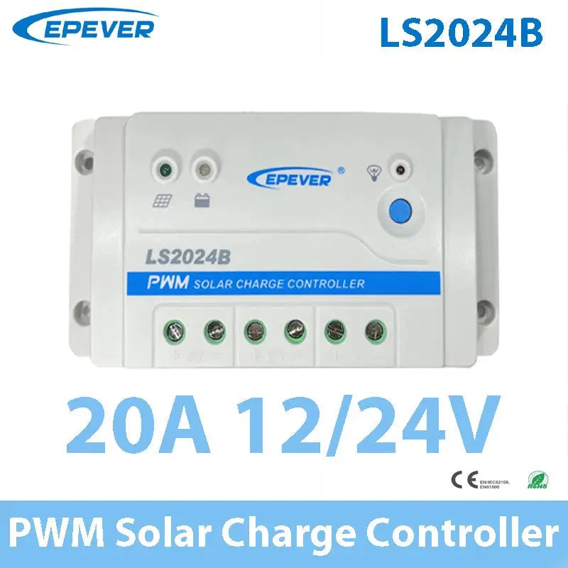 LS2024B 20A 20amp EPSolar EPEVER Solar charger controller apply to solar home system solar lighting and solar road singals - 54 Energy - Renewable Energy Store