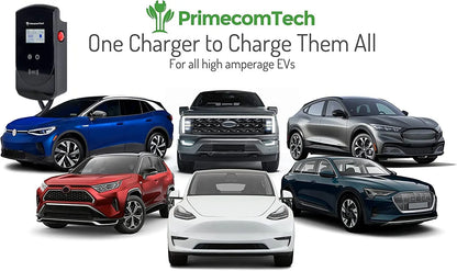 Smart Electric Vehicle Home Charging Station 220 Volt for Tesla and All EV Brands 30' Feet Length (25 Feet, NEMA 14-50p) 25 Feet NEMA 14-50p - 54 Energy - Renewable Energy Store
