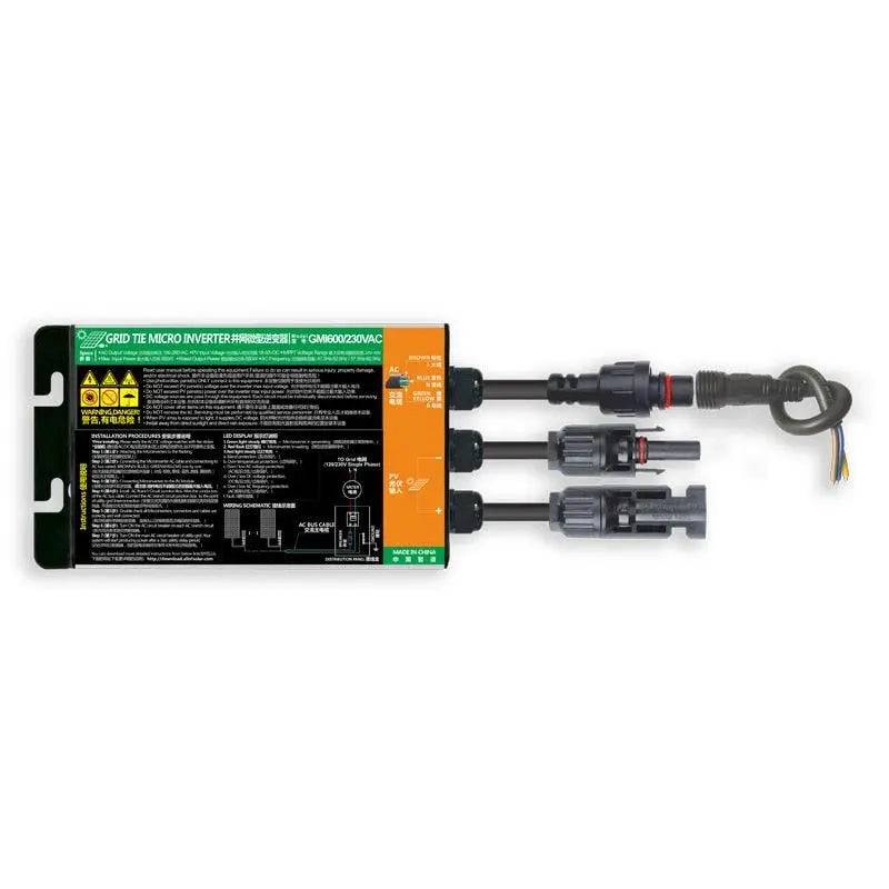 Micro Solar Inverter 300/350/500/700 W Grid Tie MPPT PV GMI Series Input 18V-50V DC Output 110V-240V AC - 54 Energy - Renewable Energy Store