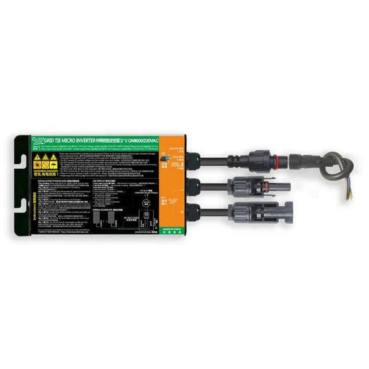 Micro Solar Inverter 300/350/500/700 W Grid Tie MPPT PV GMI Series Input 18V-50V DC Output 110V-240V AC - 54 Energy - Renewable Energy Store