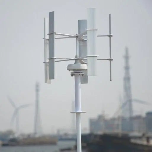Mini Vertical Axis Wind Turbine 30W Small Windmill 12V/24V 5 Blades Start Low Speed High Quality R&amp;X - 54 Energy - Renewable Energy Store