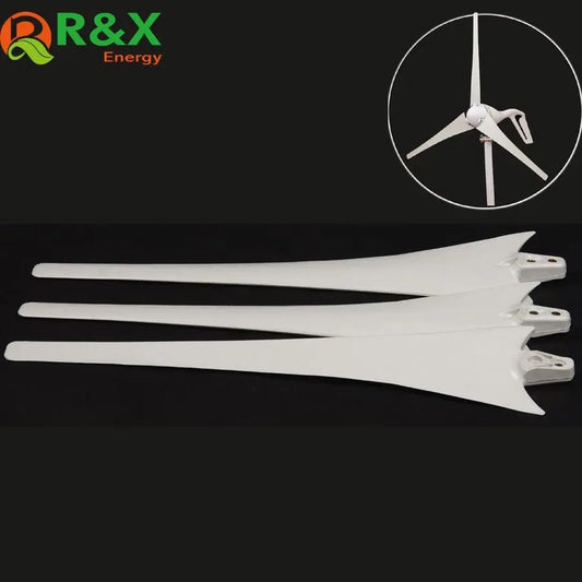 Power Energy Wind Turbine 400W  Wind Blade for Accessories 600mm/650mm White Color Nylon Fber Blade - 54 Energy - Renewable Energy Store