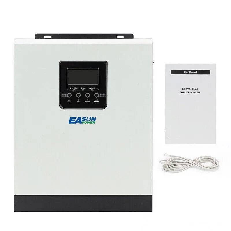 Pure Sine Wave 3000VA 2400W  Hybrid Solar Inverter 24VDC Input 220VAC Output Build in 50A PWM Solar Charger Controller&amp;AC charger - 54 Energy - Renewable Energy Store