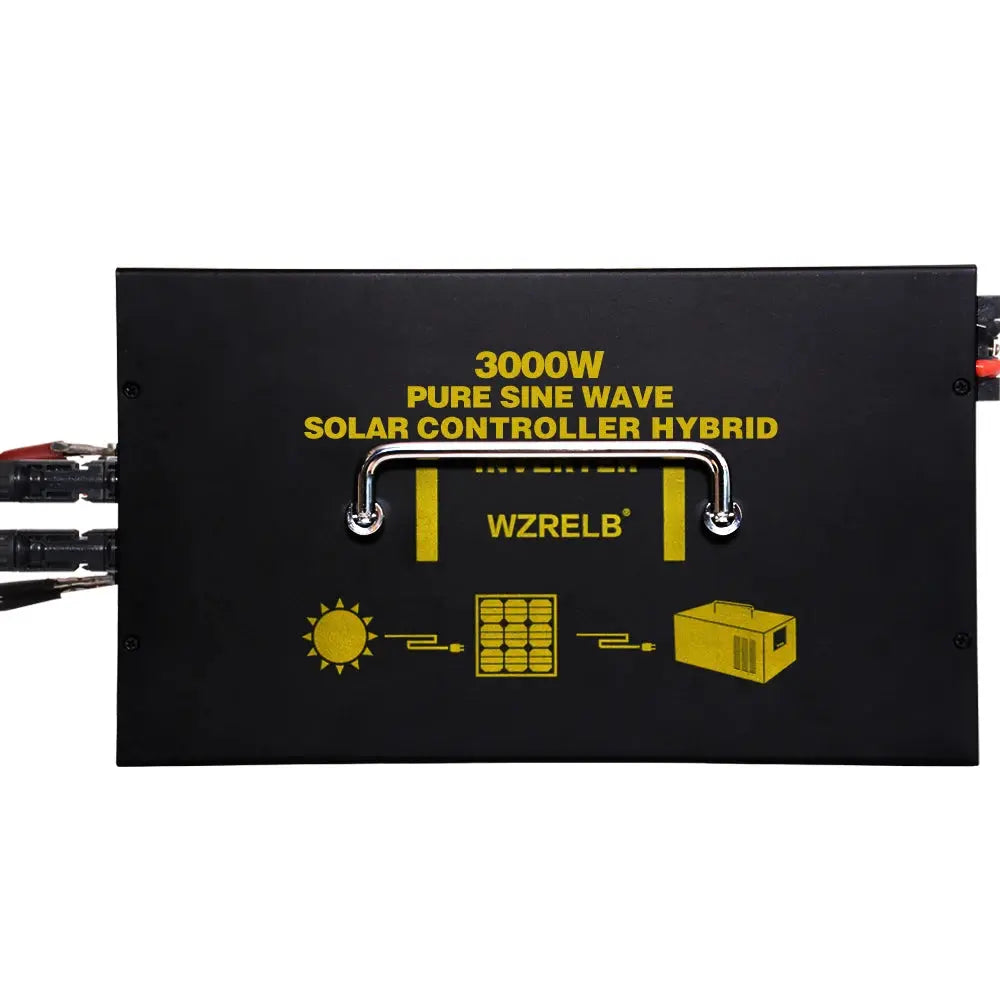 Pure Sine Wave Solar Inverter 3000W 12V/24V/48V DC to 120V/220V/230V/240V DC/AC Converter Hybrid Inverter 30A Charger Controller - 54 Energy - Renewable Energy Store