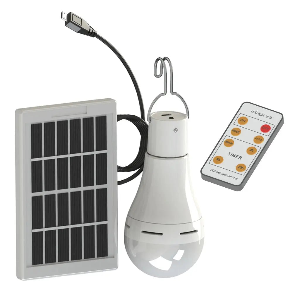 Portable Solar LED Lamp w/ USB Recharge for Camping & Fishing - 54 Energy - Renewable Energy Store