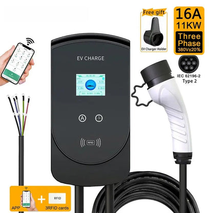 EV Charging Station 32A Electric Vehicle Car Charger EVSE Wallbox – 54  Energy - Renewable Energy Store