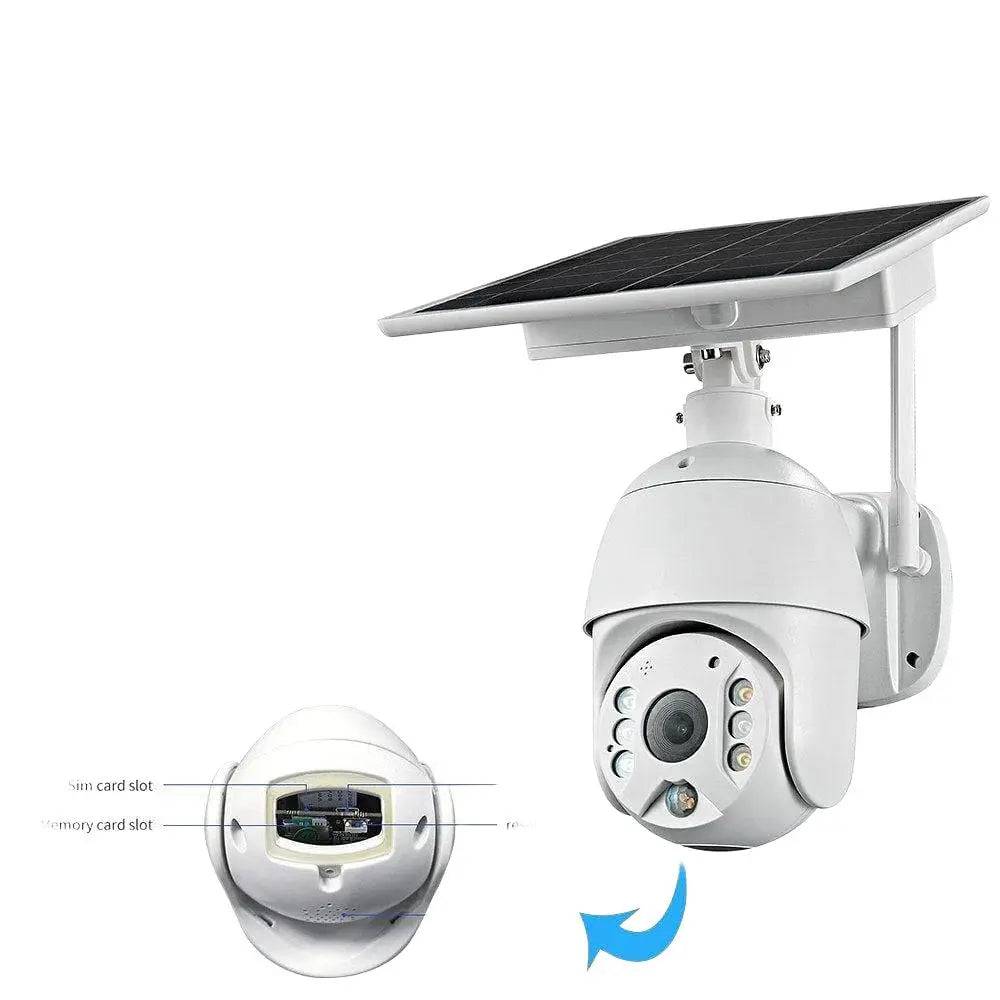 Wireless Solar Panel Security Camera 2MP Outdoor 1080P  Waterproof Rechargeable Battery - 54 Energy - Renewable Energy Store